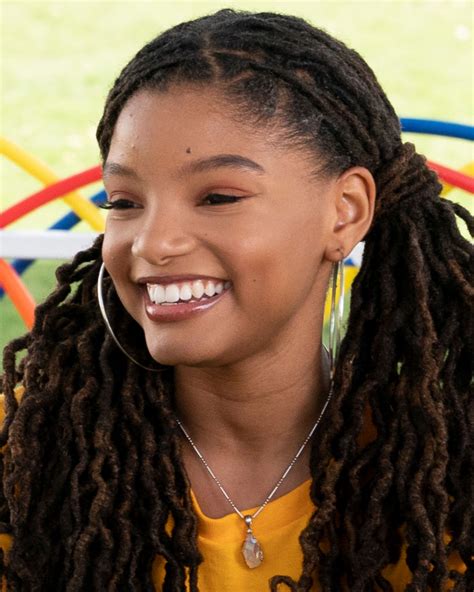 halle bailey hot|Halle Bailey shows off real bikini body as she enjoys tropical。